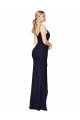 Draped Spaghetti Straps Long Chiffon Mermaid Formal Dress