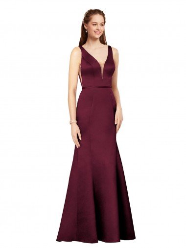 Sexy Satin Formal Dress with Side Cutouts Canada