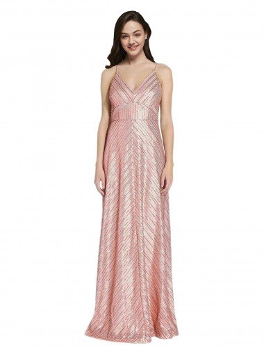 High Neck Low Back Sparkling Sequin Formal Dress Canada