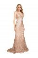 Sleek Long Mermaid Sparkling Sequin Formal Dress